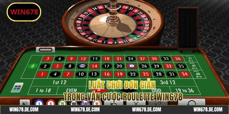 Luật tham gia đơn giản game Roulette WIN678